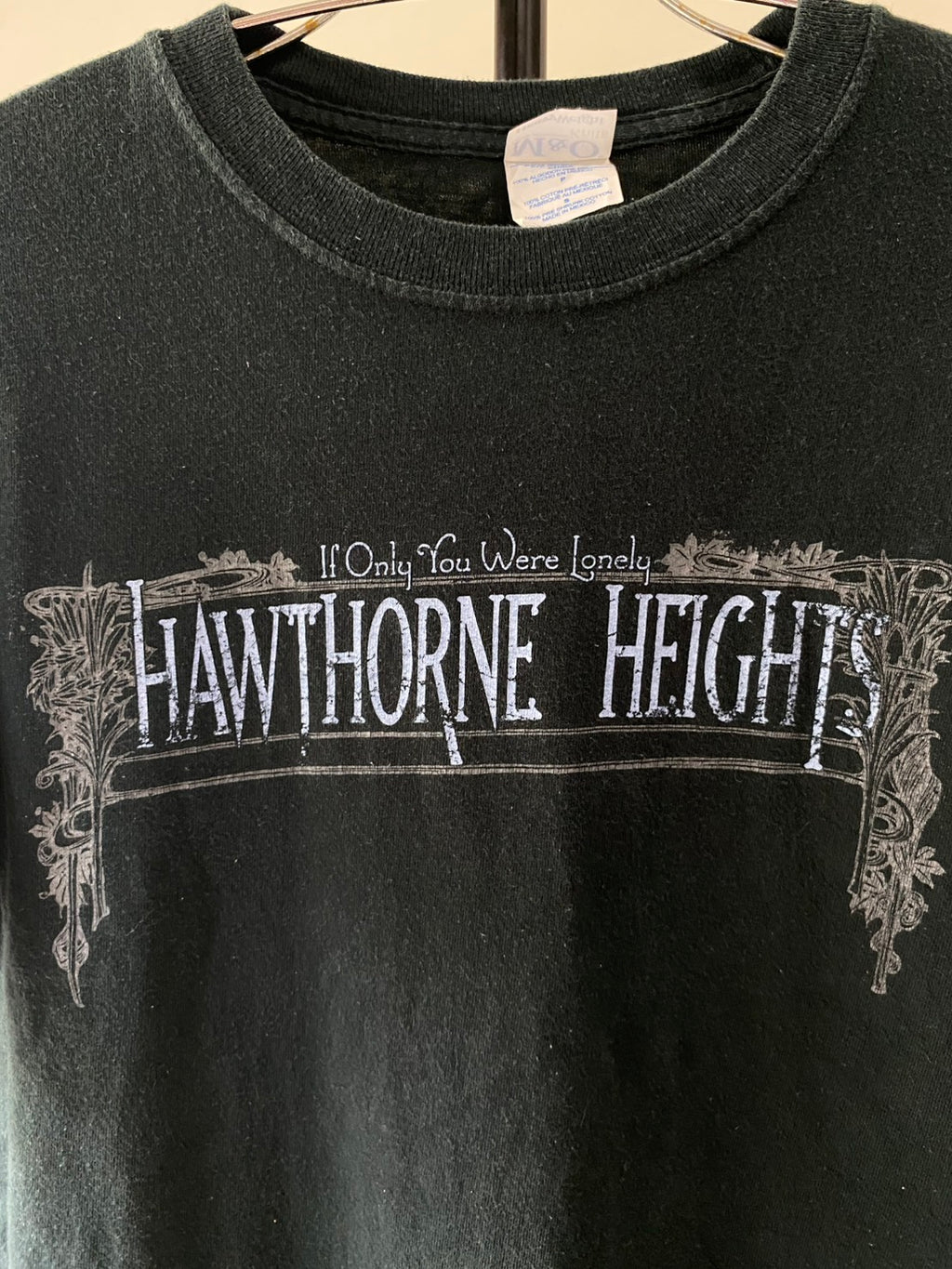 Myspace era 00s Hawthorne Heights band tee