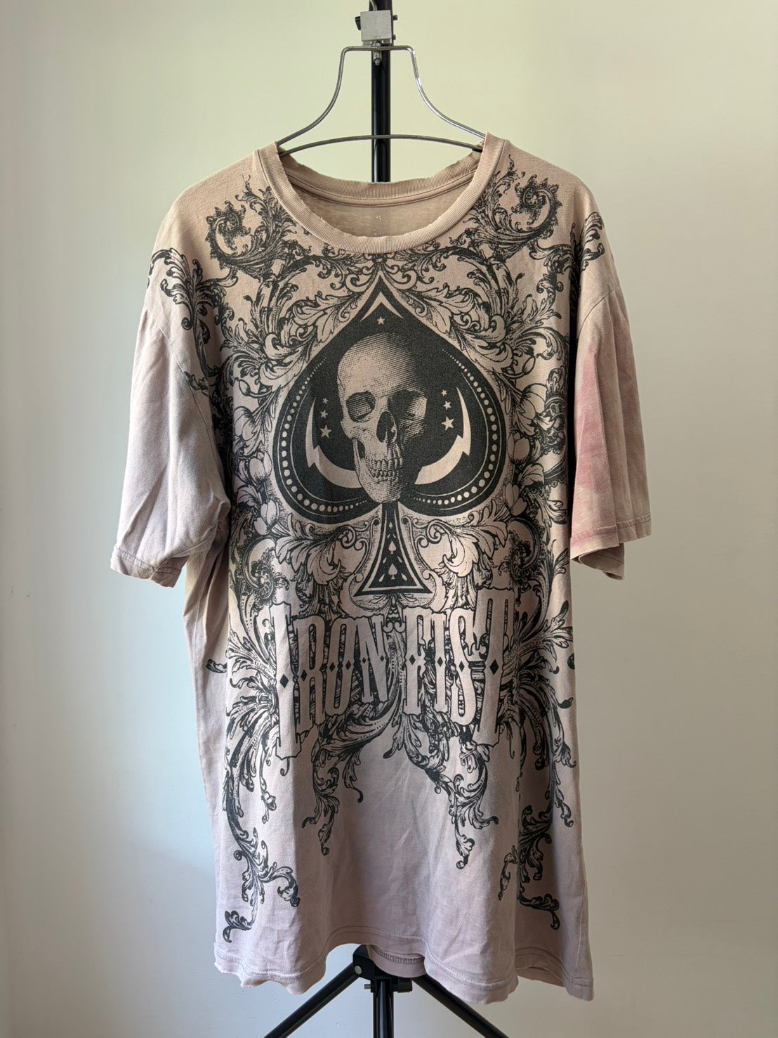 Y2K Iron Fist Clothing Skull Tee