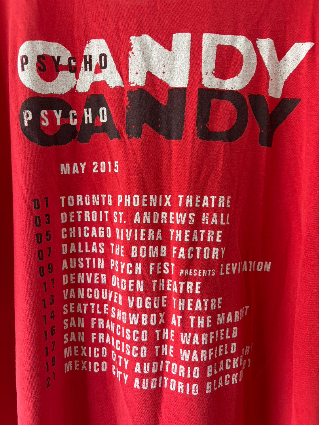 The Jesus and Mary Chain Tour Tee