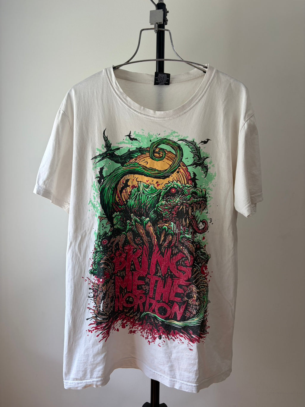 Old Bootleg Y2K Bring Me The Horizon Bloody Monster Band Tee