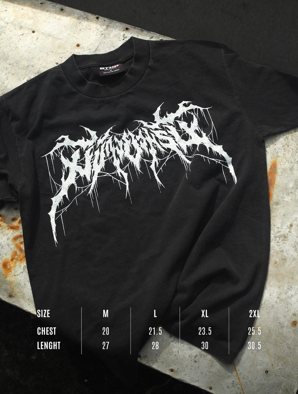 ”Mee bang yom rab” Metal Logo (Funny Tee)