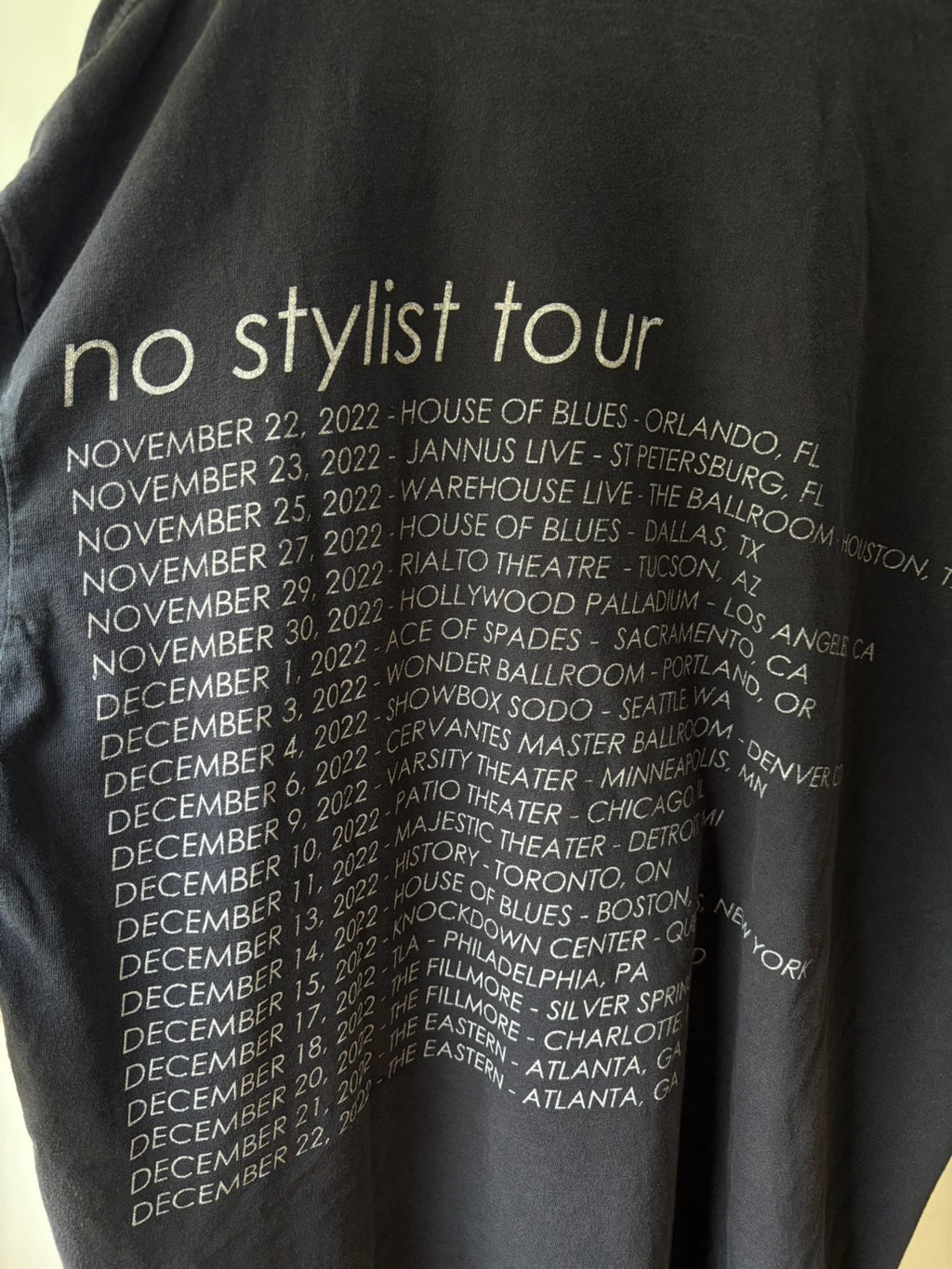 Destroy Lonely No Stylist Tour Tee